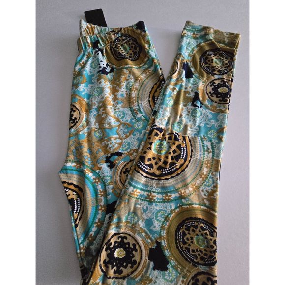 Reg One Size‎ Abstract Tribal Pattern Leggings - Picture 5 of 8